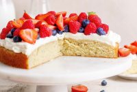 Fresh Berry Cream Cake Recipe — Light, Moist Summer Dessert