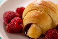 Raspberry Brioche Crescent Pastries: Flaky, Buttery Treats