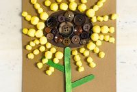 DIY Paper Sunflower with Pom-Pom Center: Step-by-Step Craft Tutorial