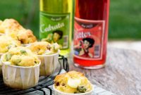 Fava Bean, Salami & Cheese Muffins for a Cozy Happy Hour