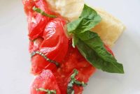 Caprese Tart Recipe: Fresh Tomato, Mozzarella & Basil Tart