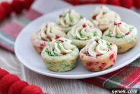 Christmas Sprinkle Cookie Cups Recipe for Holiday Parties