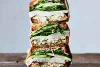 Gluten-Free Chicken Sandwich with Creamy Green Goddess Dressing