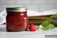 Homemade Strawberry Rhubarb Jam Recipe for Preserving Summer
