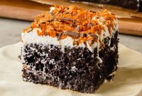 Decadent Butterfinger Cake Recipe: Moist, Crunchy Candy Dessert