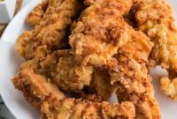 Crispy Homemade Chicken Strips: Oven-Baked & Buttermilk-Marinated