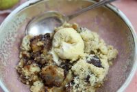 Pear and Chocolate Crumble (Gluten-Free Recipe)