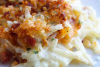 Cheesy Pepper Jack Hash Brown Casserole with Crispy Top