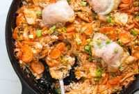 5-Ingredient Gluten-Free Kimchi Chicken Casserole