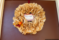 DIY Coffee Filter Fall Wreath: Cozy Autumn Porch Decor Tutorial