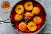 How to Make Classic Poached Peaches with Vanilla Syrup