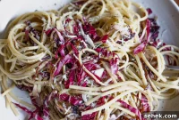 Linguine with Radicchio and Pecorino Romano Recipe