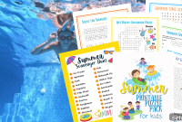 Printable Summer Activity Pack for Kids with Scavenger Hunt