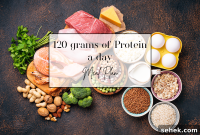 120g Protein a Day Meal Plan for Muscle Gain and Weight Control