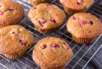 Cranberry Orange Muffins Recipe with Zesty Citrus Glaze