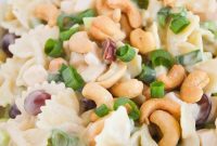 Crunchy Cashew Chicken Salad with Tangy Sesame Dressing