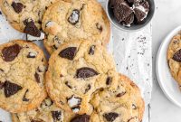 Oreo Chocolate Chip Cookies Recipe — Crispy Cookies with Oreo Chunks