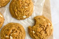 Pumpkin White Chocolate Chip Cookies Recipe for Fall Baking