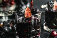 Black Halloween Sangria Recipe with Spooky Blackberry Twist