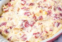 Creamy Reuben Dip Recipe with Corned Beef and Sauerkraut