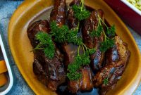 Maple-Glazed Slow-Roasted Pork Belly Slices with Crispy Edges