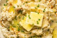 Creamy Mashed Potatoes with Caramelized Onions