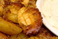 Crispy Parmesan Roasted Potatoes with Garlic and Herbs