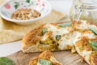 Pistachio Pesto Pizza Recipe — Crispy Thin-Crust Pie
