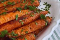 Simple Oven-Roasted Carrots with Four Basic Ingredients