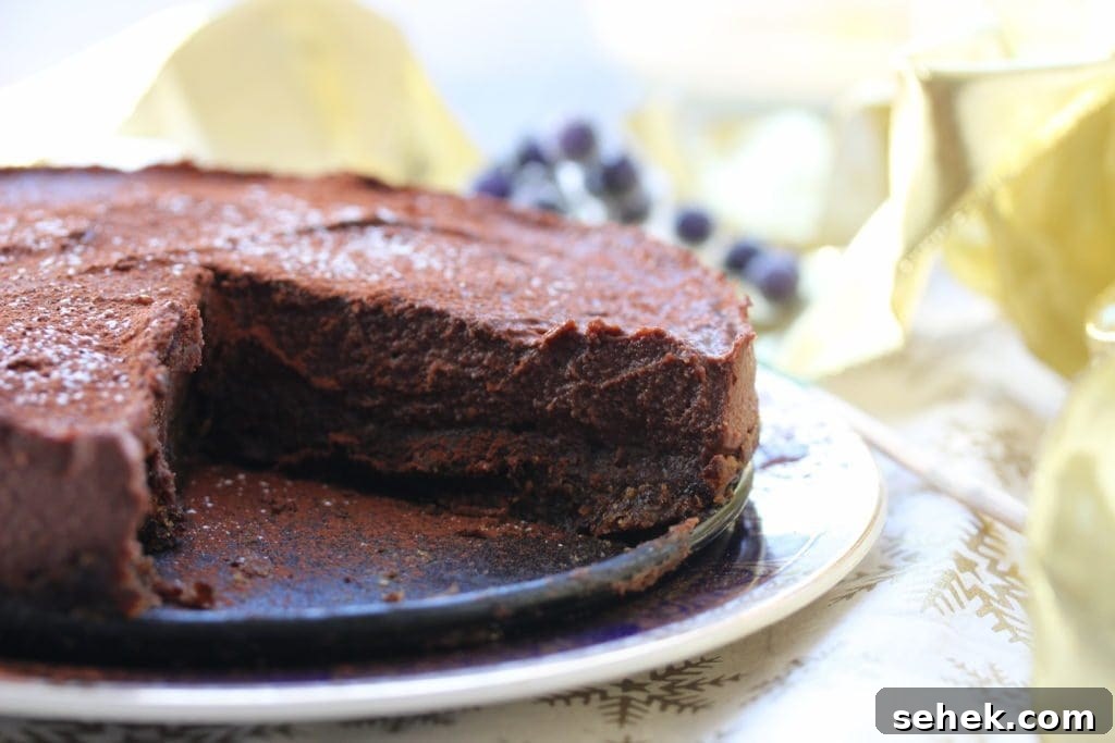 Vegan Chocolate Cheesecake with Baileys Almande Recipe 2 Baileys chocolate cheesecake. This vegan and gluten-free cheesecake is perfect any time of the year but why not try it for Christmas?