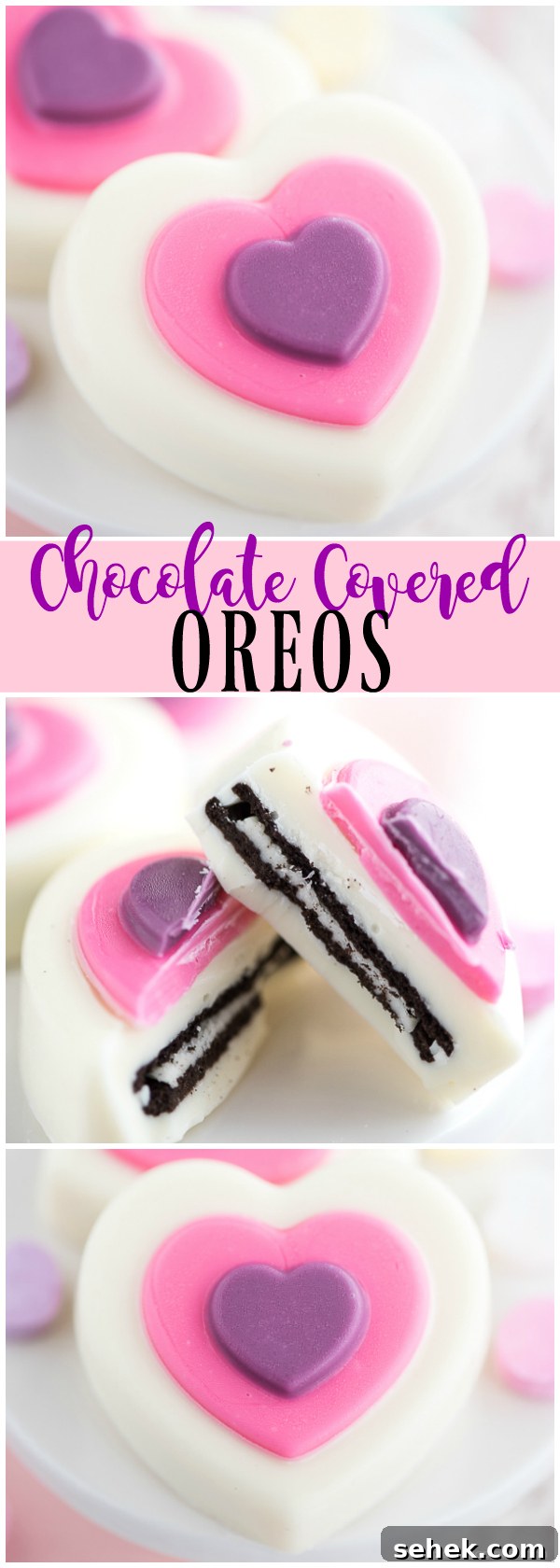 Chocolate-Covered Oreo Heart Cookies: Valentine's Treat Recipe 2 Chocolate Covered OREO Hearts