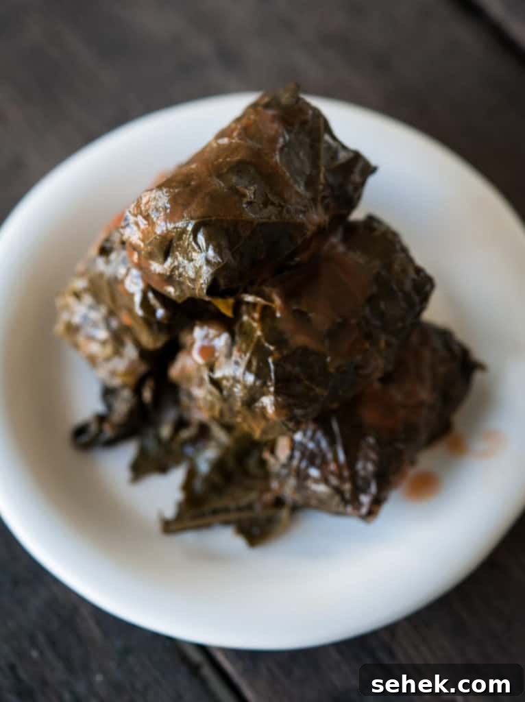 Candied Lamb Lollipops with Fig-Port Reduction Sauce 5 meat dolma