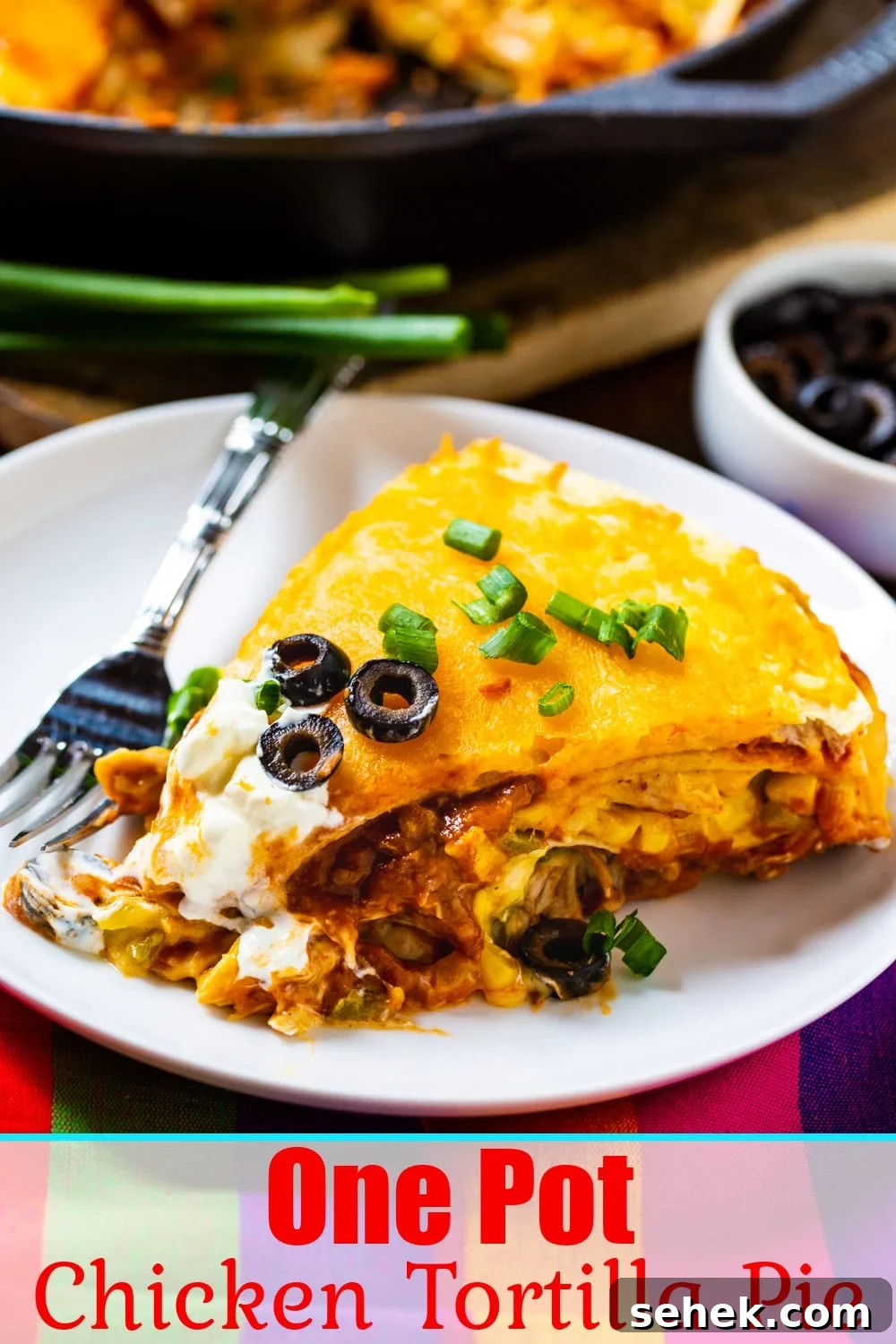One-Pan Chicken Tortilla Pie Recipe for Quick Weeknight Dinners 7 img 11737 8