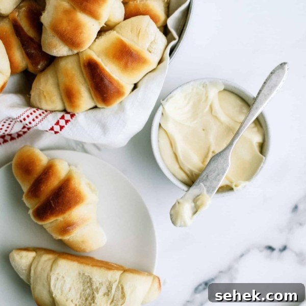 Homemade Lion House Rolls and Honey Butter