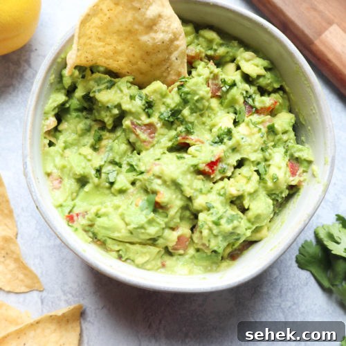bowl of guacamole