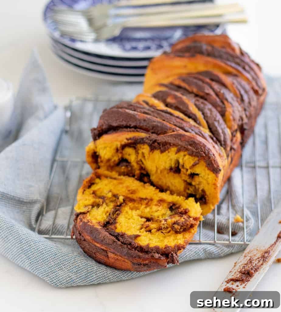 babka on a cooling rack
