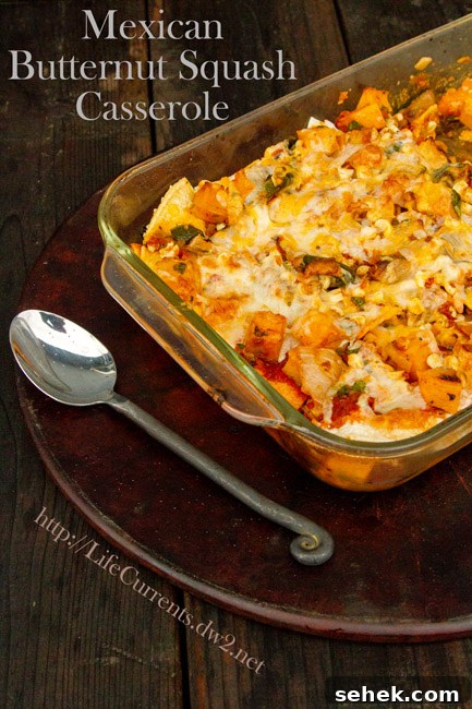 Mexican Butternut Squash Casserole | Life Currents Mexican Butternut Squash Casserole | Life Currents