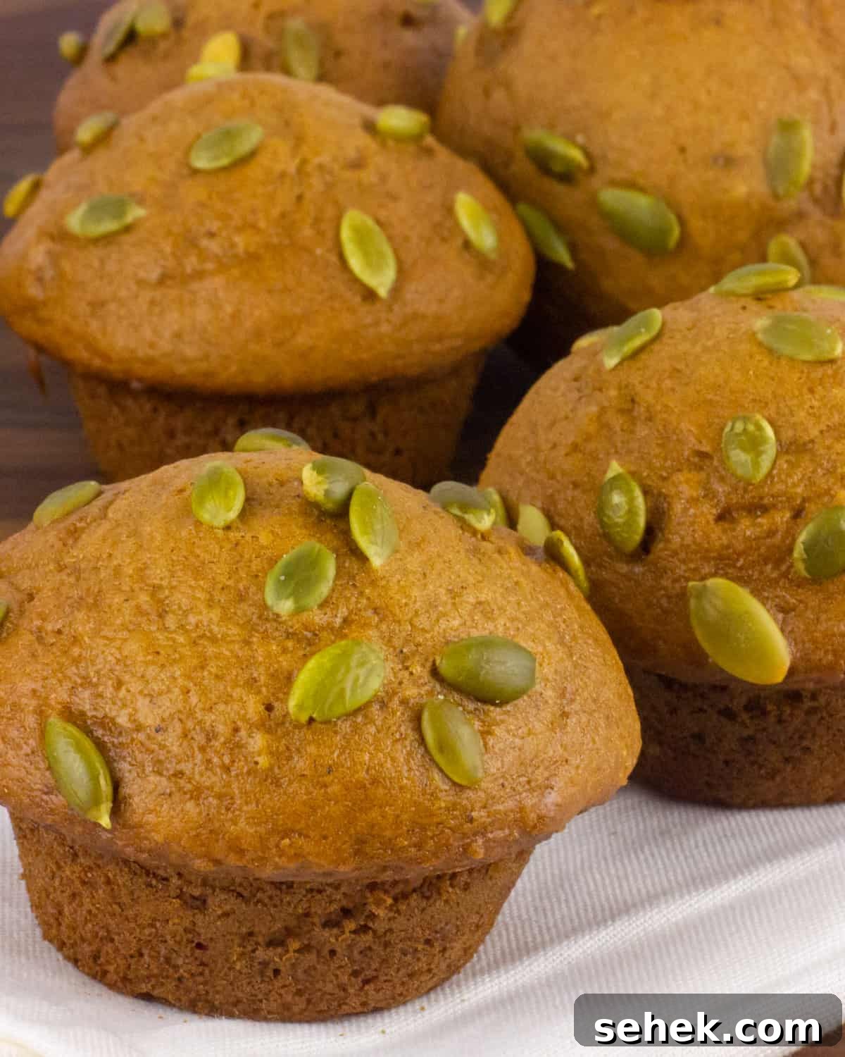 Close up picture of muffins.