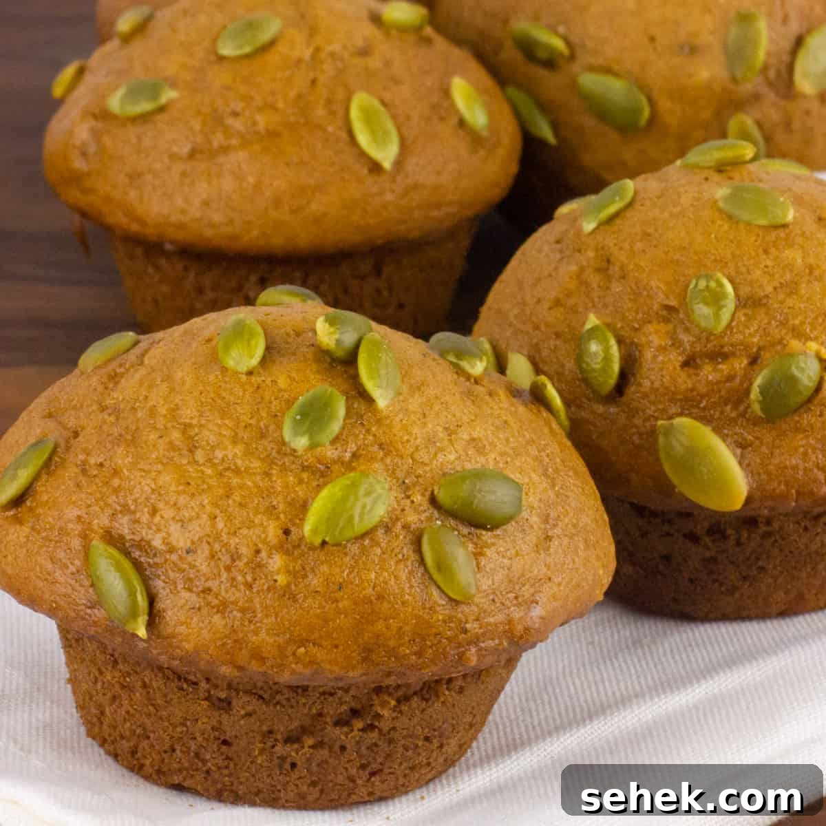 Close up picture of muffins.