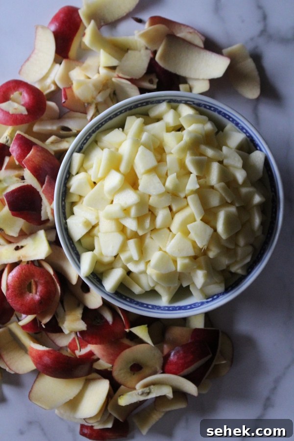 Homemade Apple Jam Recipe: Small-Batch Preserving Guide 4 Chopped Apples for Making Apple Jam