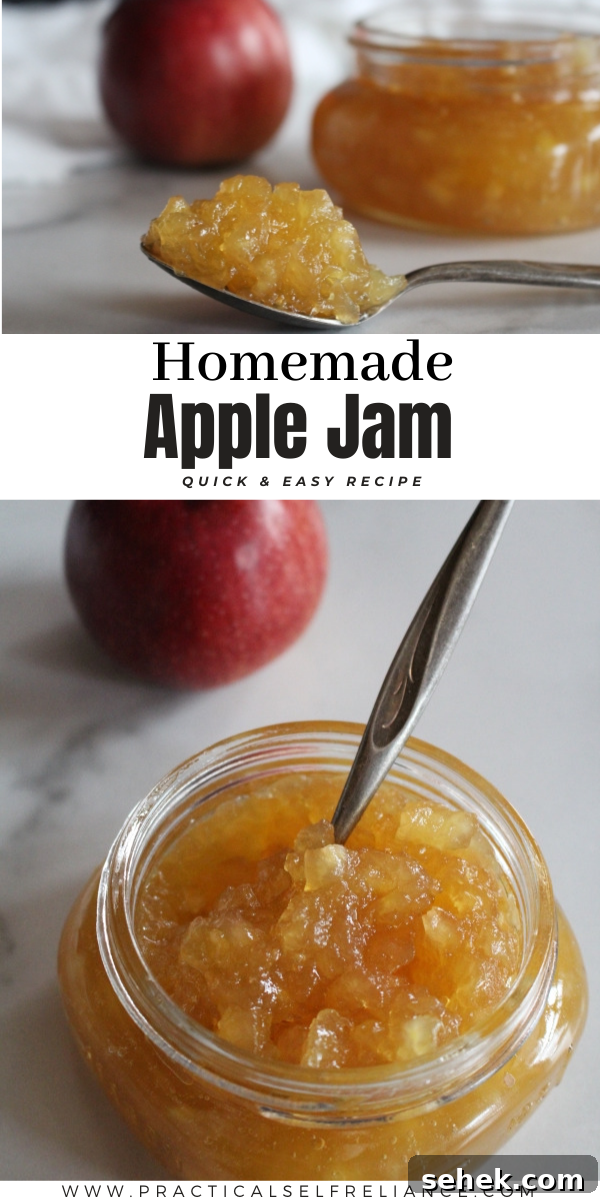 Homemade Apple Jam Recipe: Small-Batch Preserving Guide 9 Homemade Apple Jam is quick and easy, with just a few ingredients and no added pectin. Learn how to preserve apples in old fashioned apple jam.