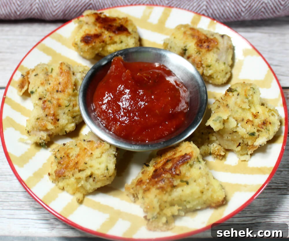 Keto Chicken Parmesan Bites: Low-Carb Crispy Parmesan Chicken Bites 3 Keto Chicken Parm Bites2