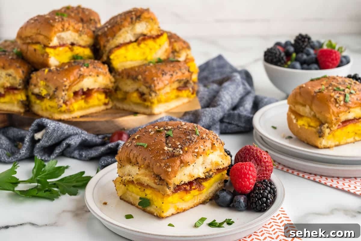 11 Sliders That Transform Everyday Ingredients Into Bold Flavors 2 Hawaiian Roll Breakfast Sliders