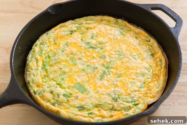 Crispy Potato Frittata with Caramelized Onions and Herbs 7 Potato and Egg Frittata Baked in Cast Iron Skillet