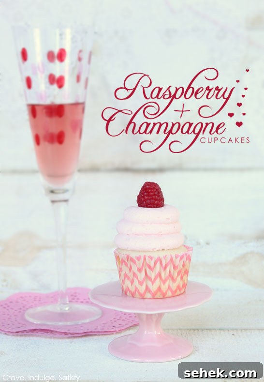 Champagne and Raspberry Cupcakes Recipe for Celebrations 3 Champagne & Raspberry Cupcakes by Lauren Kapeluck | TheCakeBlog.com