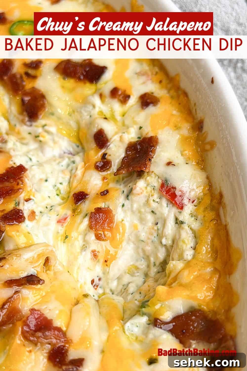 Baked Chuy’s Jalapeño Chicken Dip Recipe 11 baked chicken dip
