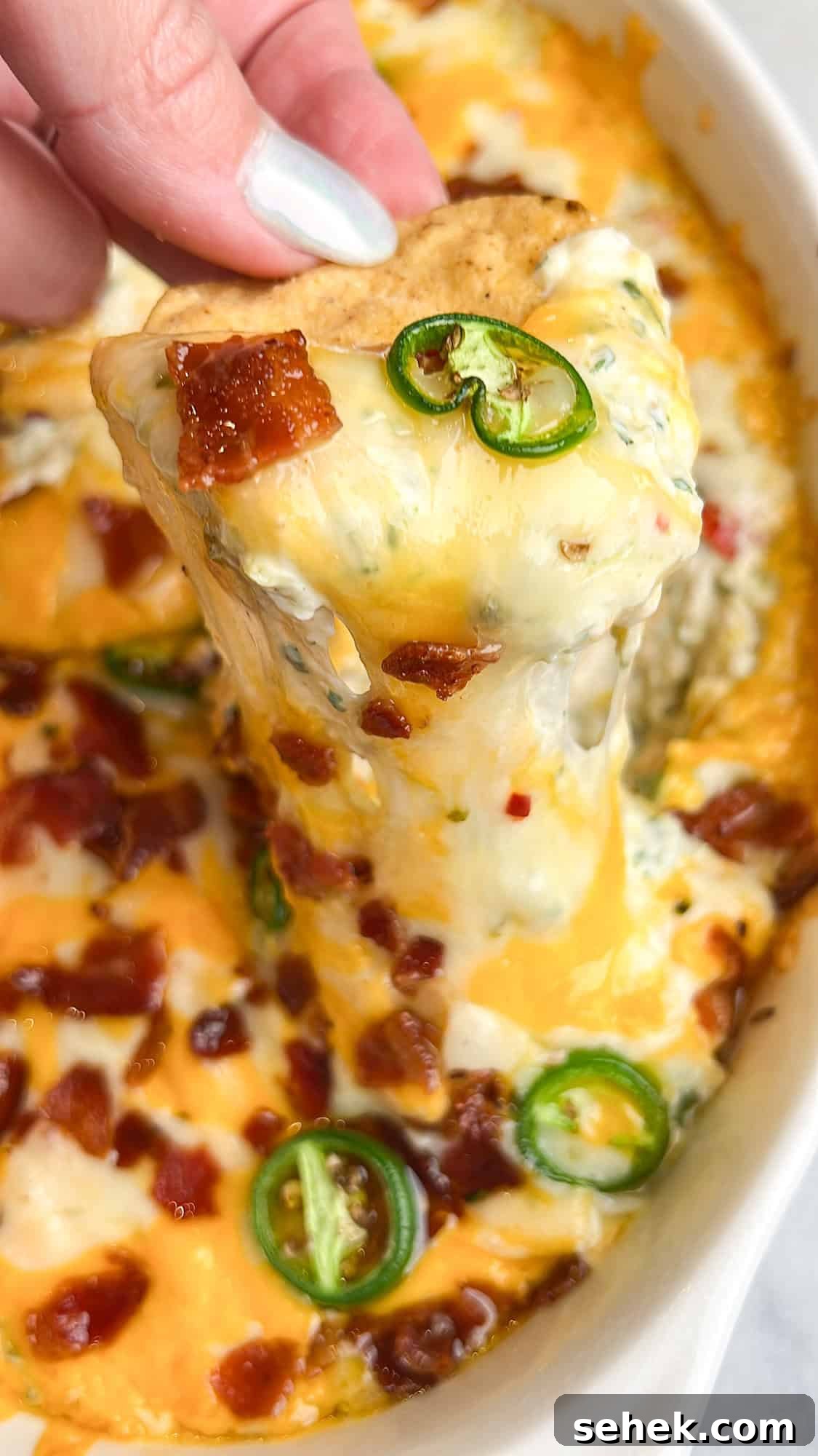 Baked Chuy’s Jalapeño Chicken Dip Recipe 3 game day appetizer