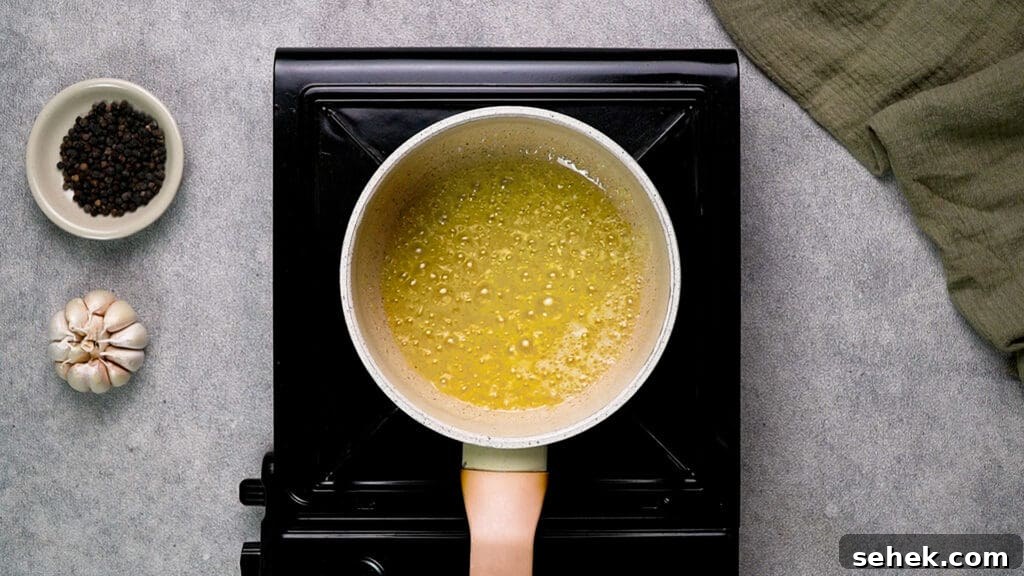 Garlic Butter Shrimp in the Air Fryer: Quick Crispy Recipe 10 Butter in the pan