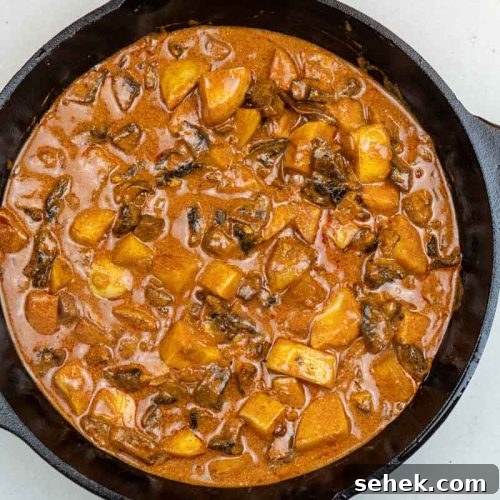 Mushroom & Potato Paprikash