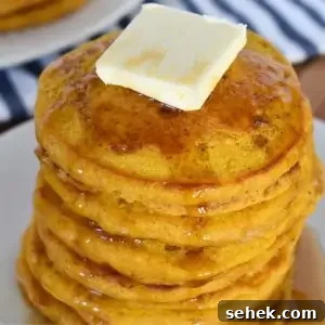 Fluffy Pumpkin Pancakes Using Pancake Mix – Quick Fall Recipe 11 Pumpkin pancakes with pancake mix recipe.